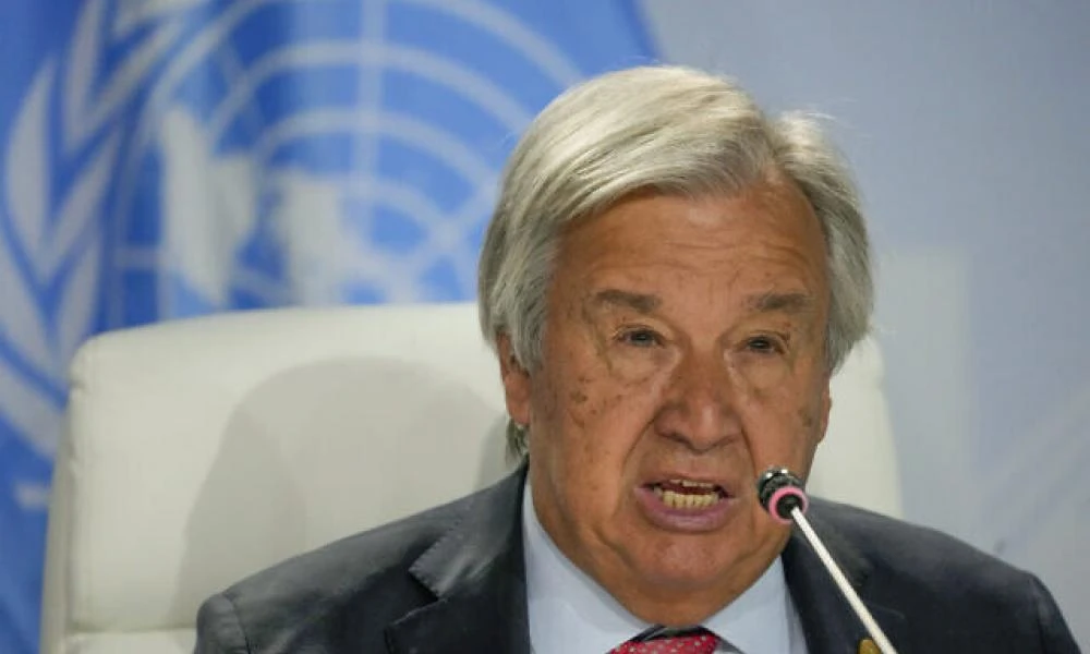 Έκκληση στο Ισραήλ κάνει ο Αντόνιο Γκουτέρες! Σταματήστε μια ανθρωπιστική καταστροφή στη Γάζα